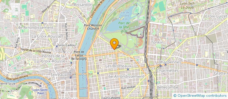 localisation de l'entreprise SVI  LYON 6EME