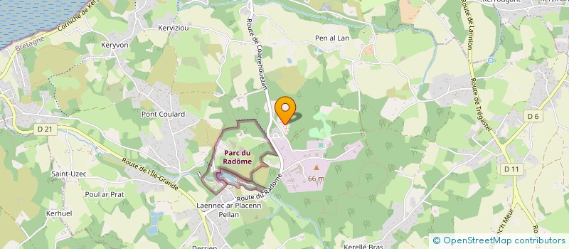 localisation de l'entreprise SVI  PLEUMEUR-BODOU