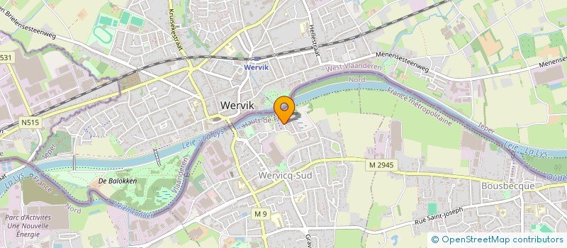 localisation de l'entreprise SVI CONCEPTION  WERVICQ-SUD