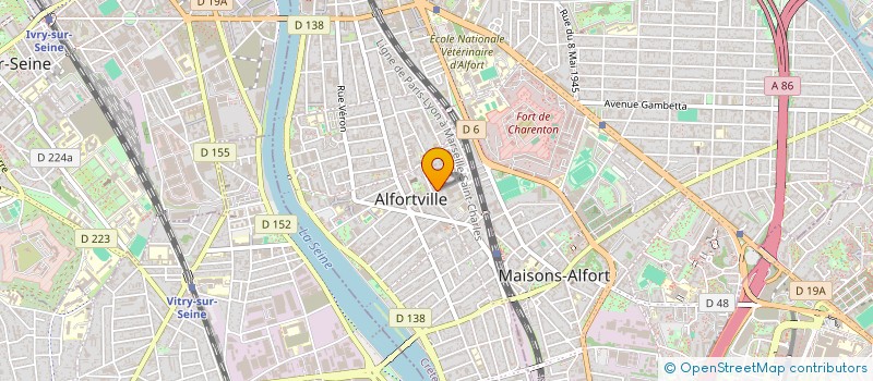 localisation de l'entreprise SVI CONSULTING à ALFORTVILLE