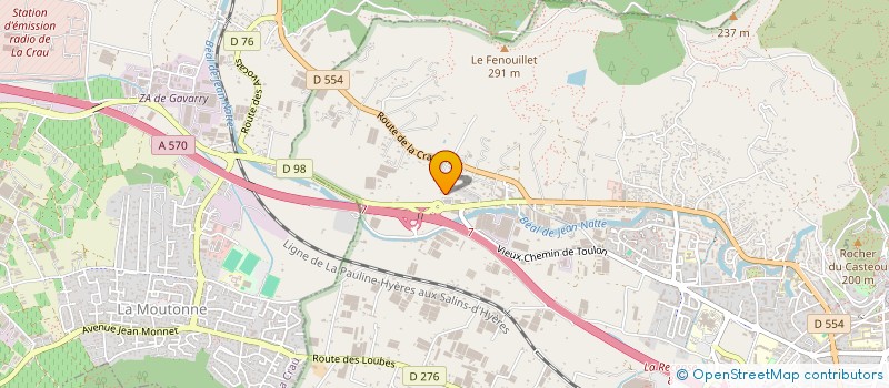localisation de l'entreprise SVI SECURITE VAROISE INTERVENTION à HYERES