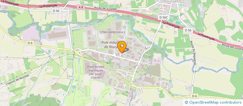 localisation de l'entreprise SVIC -SOCIETE VICTOIRE IMMOBILIERE CROISSANCE  ROUSSET