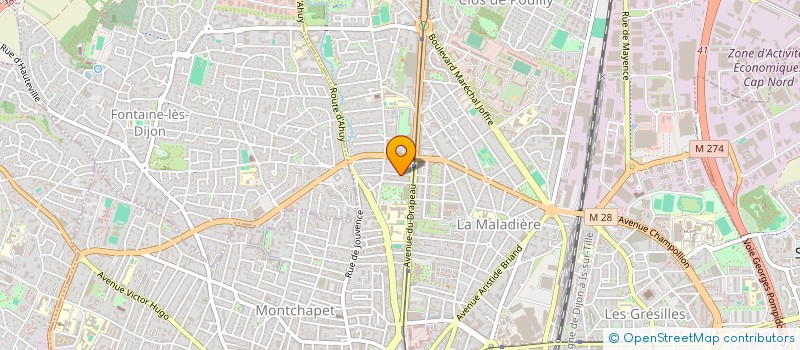localisation de l'entreprise SVII à DIJON
