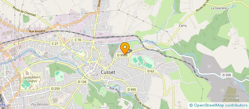 localisation de l'entreprise SVIJA à CUSSET