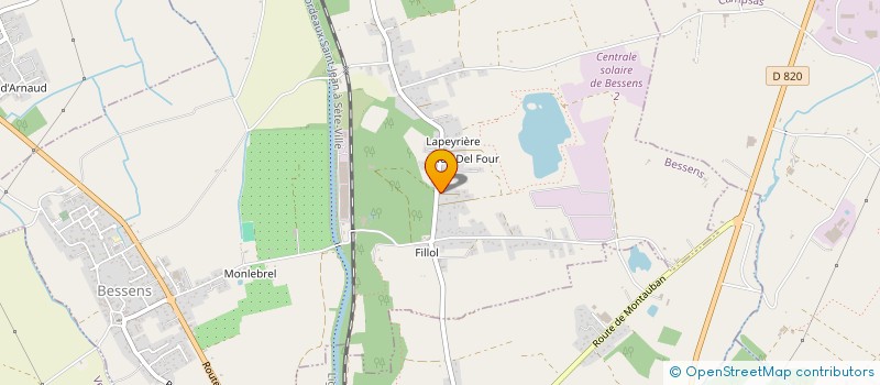 localisation de l'entreprise SVILUPPO !  BESSENS