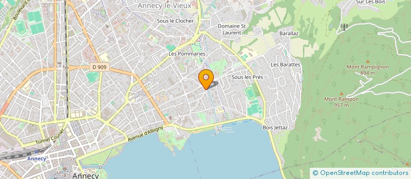 localisation de l'entreprise SVIMMOBILIER à ANNECY