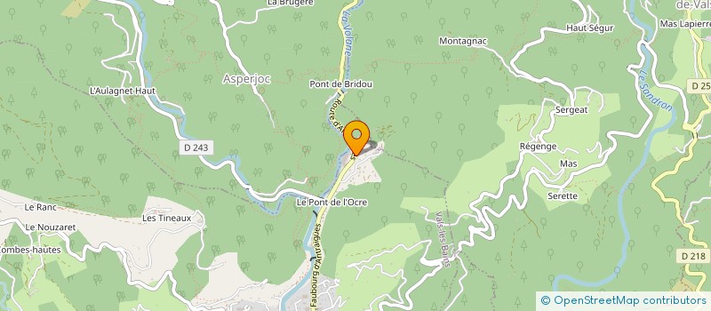 localisation de l'entreprise SVJ  VALS-LES-BAINS