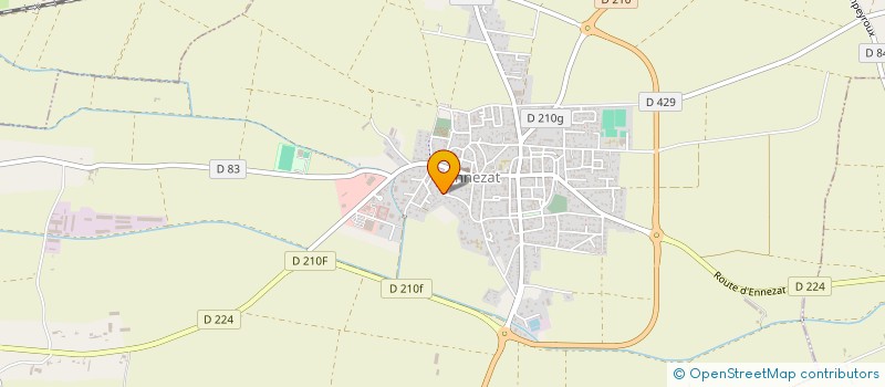 localisation de l'entreprise SVJ  IMMOBILIER  ENNEZAT