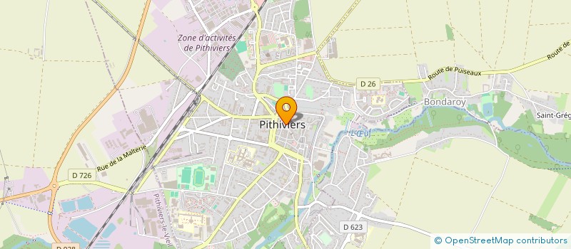 localisation de l'entreprise SVJE SERVICES à PITHIVIERS