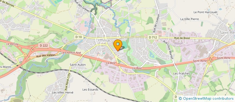 localisation de l'entreprise SVJL  YFFINIAC