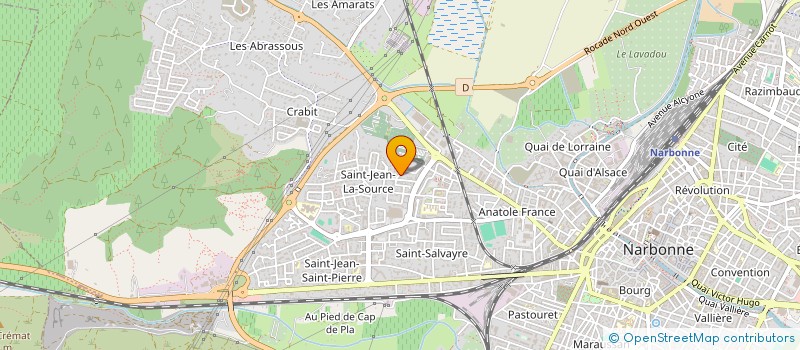 localisation de l'entreprise SVK RESTAURATION  NARBONNE