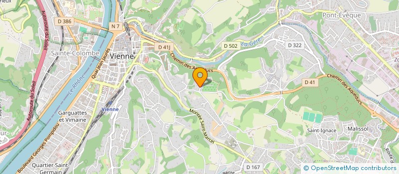 localisation de l'entreprise SVL  VIENNE