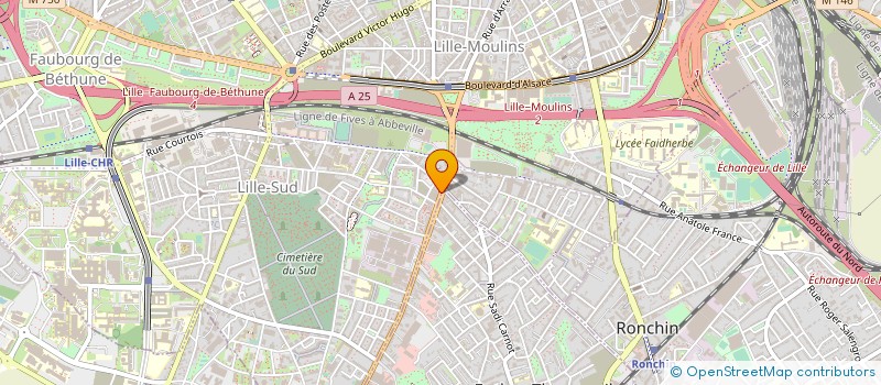 localisation de l'entreprise SVL à LILLE