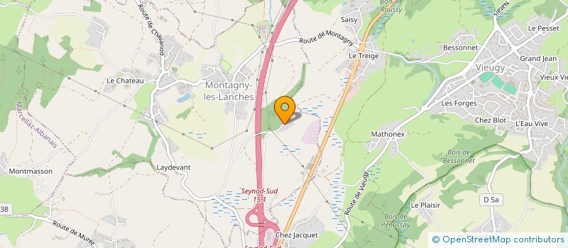 localisation de l'entreprise SVL AUTO  MONTAGNY-LES-LANCHES