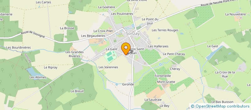 localisation de l'entreprise SVL PRECISION à SONZAY