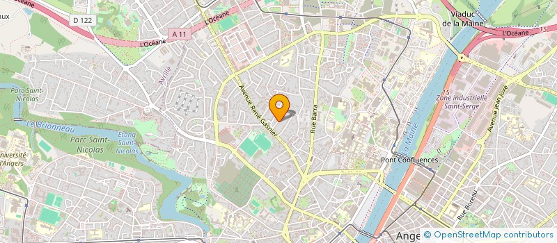 localisation de l'entreprise SVLCO à ANGERS