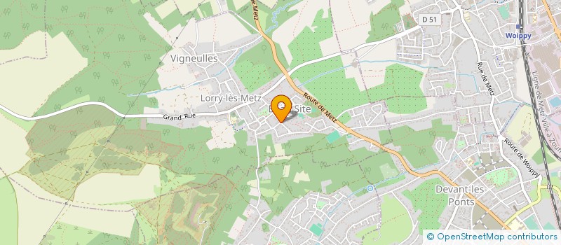 localisation de l'entreprise SVLH  LORRY-LES-METZ