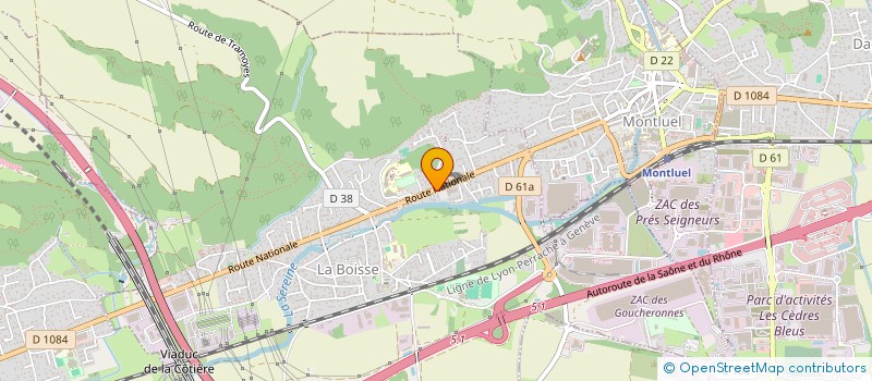 localisation de l'entreprise SVLJ  LA BOISSE