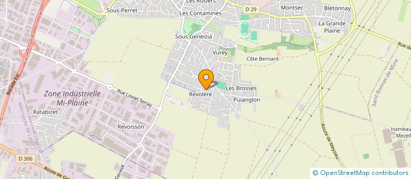 localisation de l'entreprise SVLM  GENAS