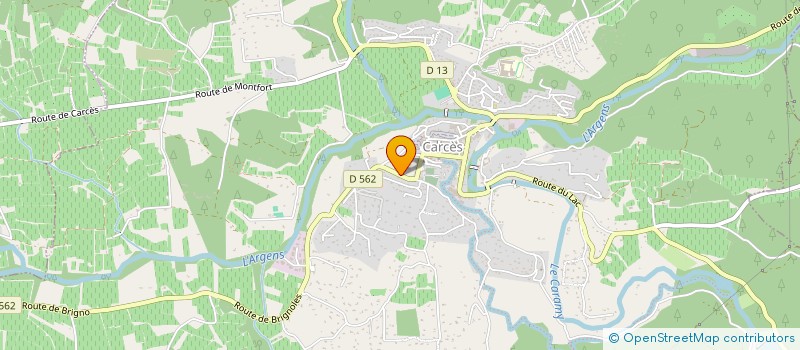 localisation de l'entreprise SVLN  CARCES