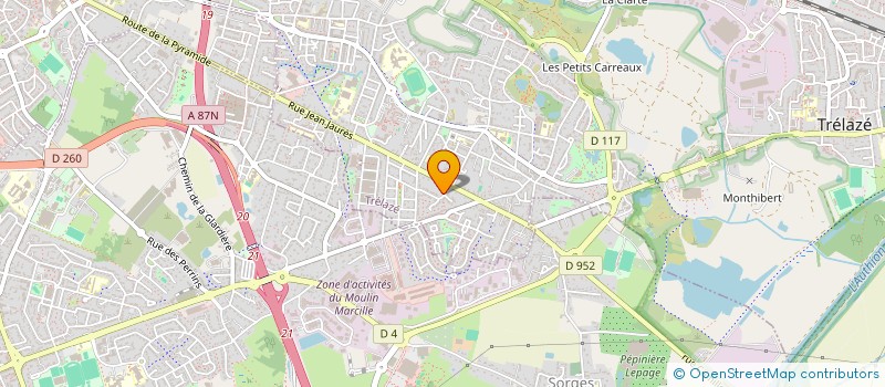 localisation de l'entreprise SVLO49  TRELAZE