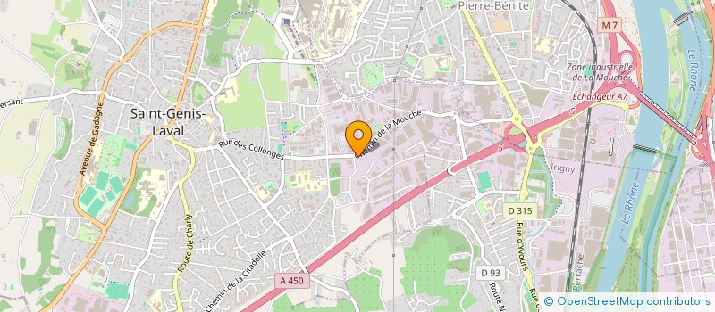 localisation de l'entreprise SVM à SAINT-GENIS-LAVAL