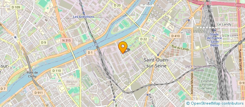 localisation de l'entreprise SVM  SAINT-OUEN-SUR-SEINE