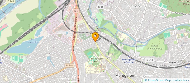 localisation de l'entreprise SVM à MONTGERON