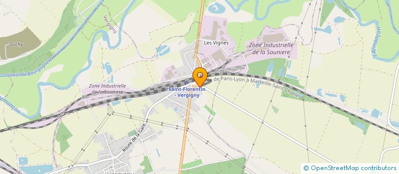 localisation de l'entreprise SVM DANSE  VERGIGNY