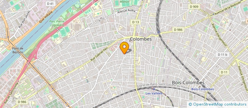 localisation de l'entreprise SVM IMMO à COLOMBES