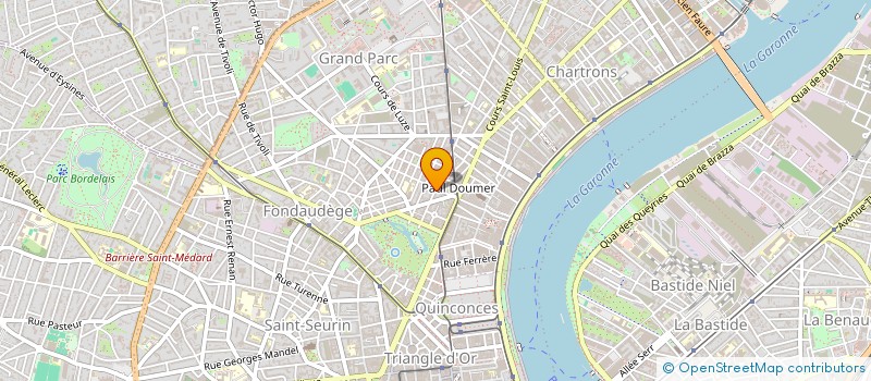 localisation de l'entreprise SVM IMMOBILIER  BORDEAUX