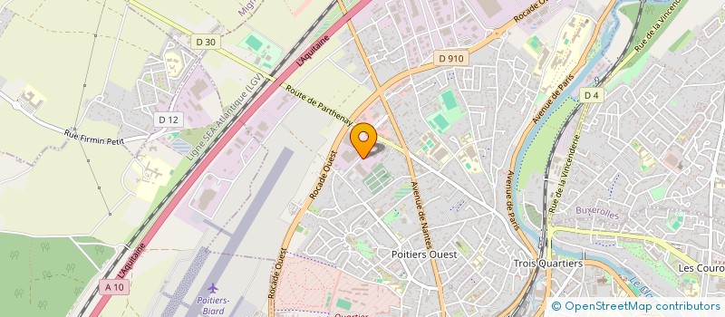 localisation de l'entreprise SVM POITIERS GRAND LARGE  POITIERS