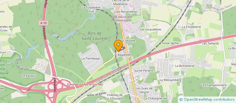 localisation de l'entreprise SVM TOURS à VEIGNE