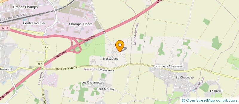 localisation de l'entreprise SVMC  LA CRECHE