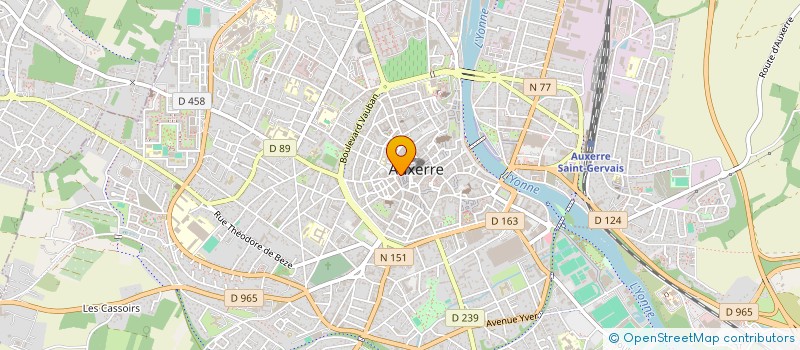 localisation de l'entreprise SVMJ MODE à AUXERRE