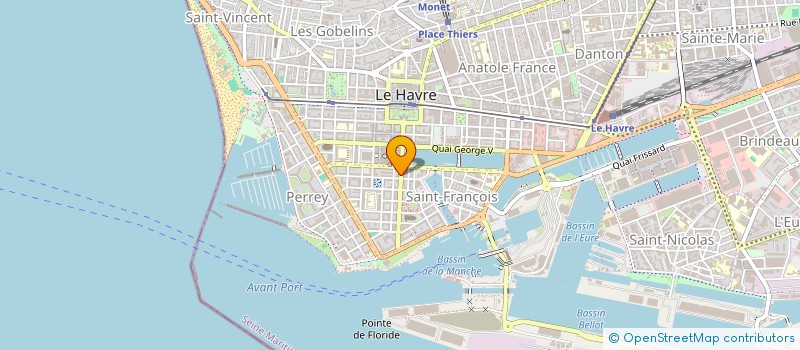 localisation de l'entreprise SVMS  LE HAVRE