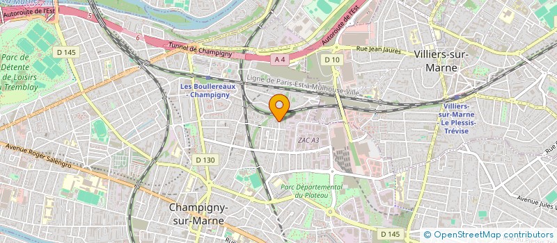 localisation de l'entreprise SVN ART DECO à CHAMPIGNY-SUR-MARNE