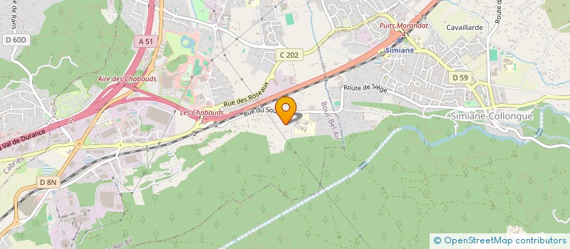 localisation de l'entreprise SVN HOLDING à BOUC-BEL-AIR