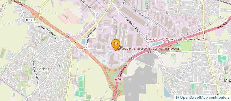 localisation de l'entreprise SVNV à CORBAS