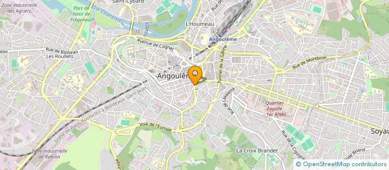 localisation de l'entreprise SVO à ANGOULEME