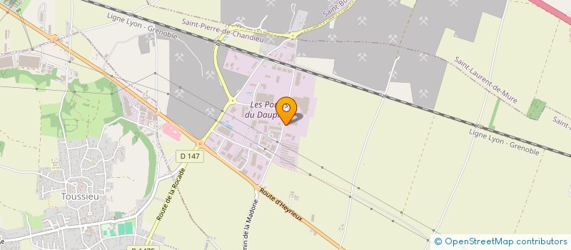 localisation de l'entreprise SVO  SAINT-PIERRE-DE-CHANDIEU