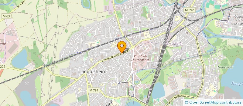 localisation de l'entreprise SVO  LINGOLSHEIM