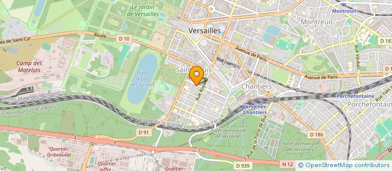 localisation de l'entreprise SVO MUSEE DU LUXEMBOURG à VERSAILLES