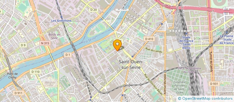 localisation de l'entreprise SVP à BOIS-COLOMBES