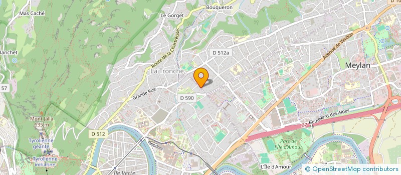 localisation de l'entreprise SVP  LA TRONCHE