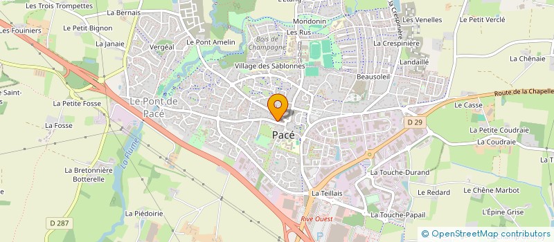 localisation de l'entreprise SVP ASSURANCE  PACE