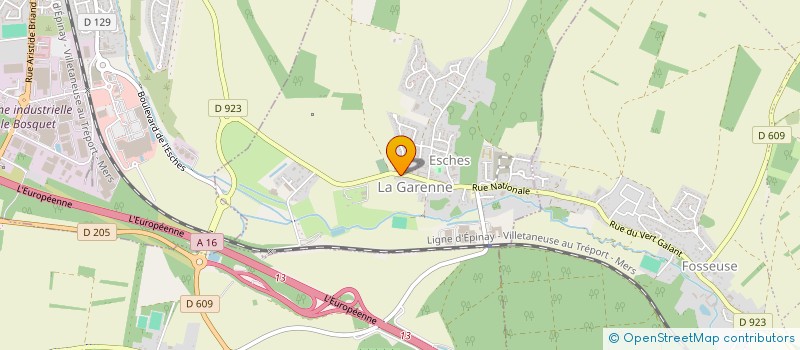 localisation de l'entreprise SVP DE L'OISE  ESCHES