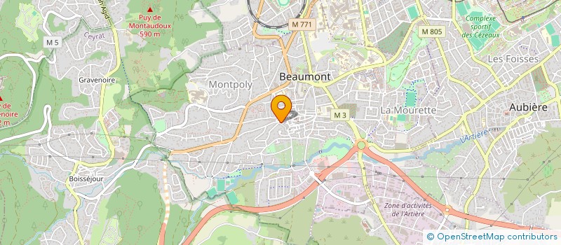 localisation de l'entreprise SVP HOLDING  BEAUMONT