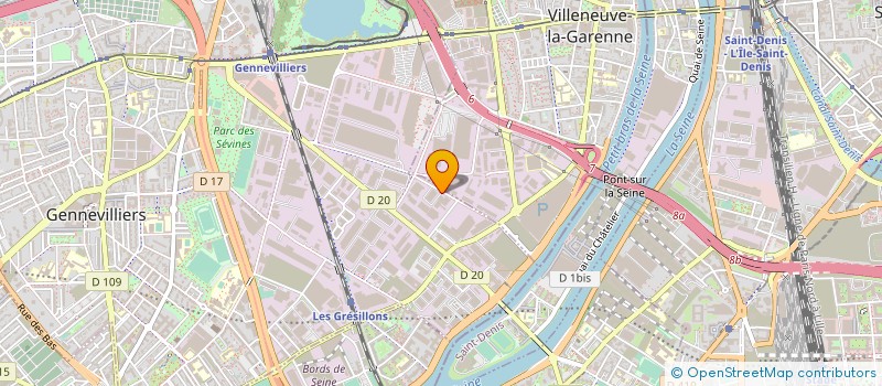 localisation de l'entreprise SVP TRANSPORT à GENNEVILLIERS