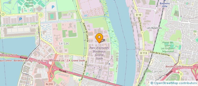 localisation de l'entreprise SVP UTILITAIRES  BORDEAUX